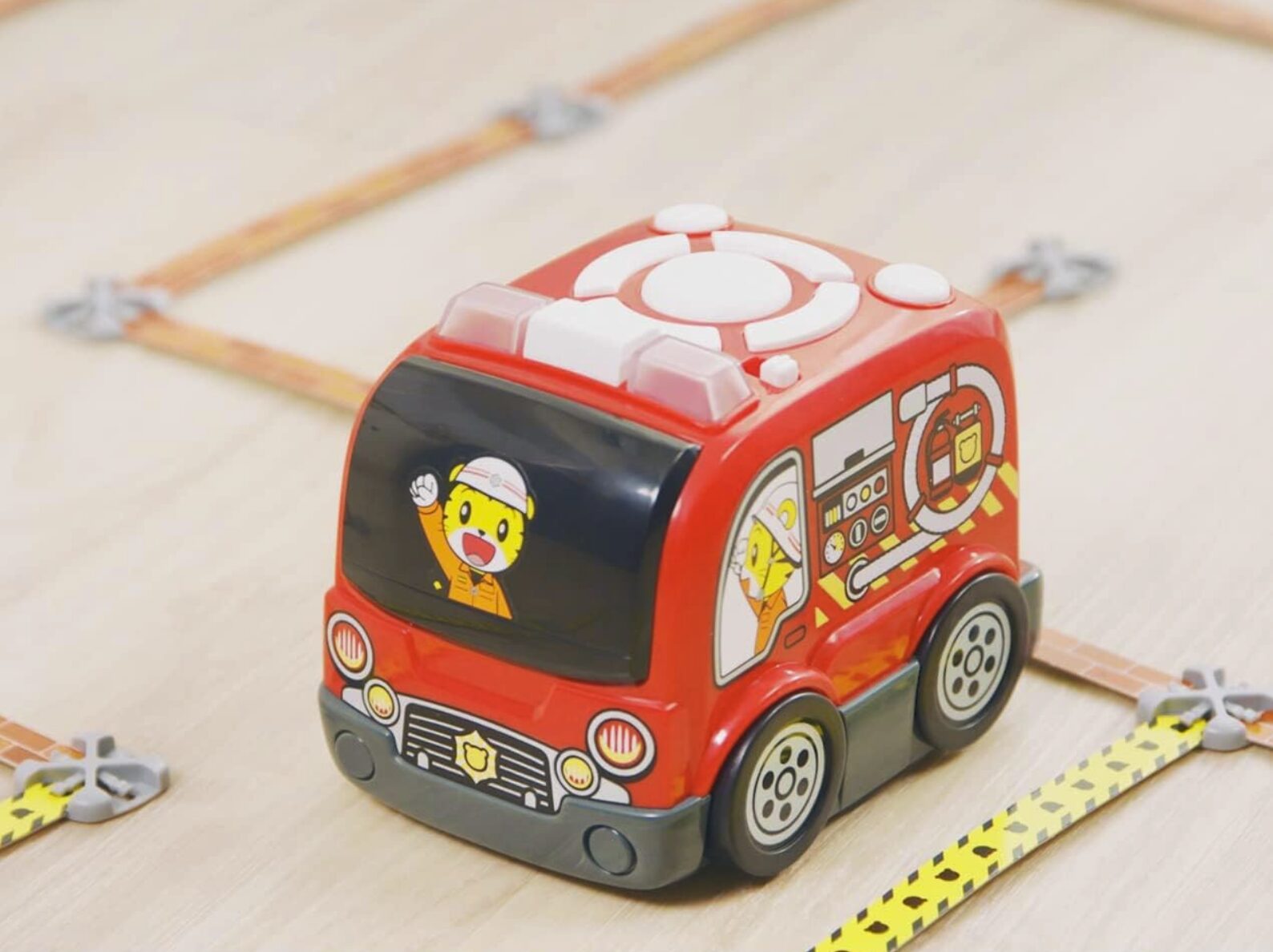 しまじろう あそべる！まなべる！プログラミングカー しょうぼうしゃ